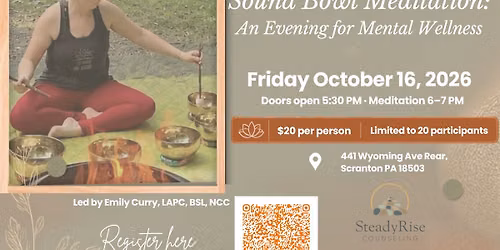 Sound Bowl Meditation: An Evening for Mental Wellness