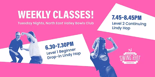Lindy Hop Dance Classes! L1 Lindy Hop Beginners Drop-in & L2 Continuing