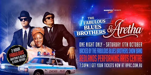 The Blues Brothers & Aretha | Redlands