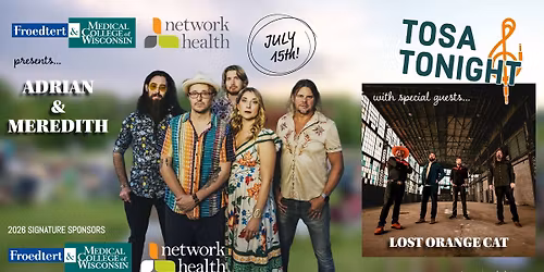 TOSA TONIGHT - Adrian+Meredith with guests Lost Orange Cat