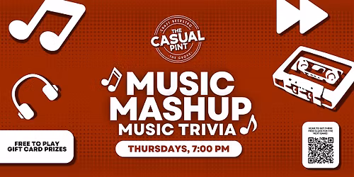 Hoover Music Trivia | The Casual Pint of The Grove
