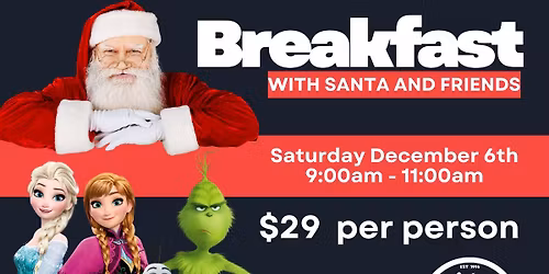 Fun Fore All Breakfast With Santa And Friends