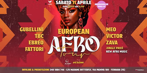 EUROPEAN AFRO TOUR | Ferrara