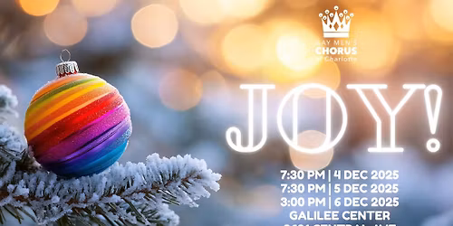 Gay Men's Chorus of Charlotte Presents: "JOY!"