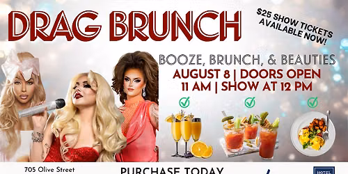 Drag Brunch at Hotel Saint Louis | Booze, Brunch & Beauties