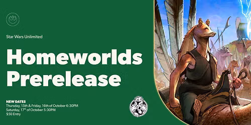 Star Wars Unlimited Homeworlds Prerelease