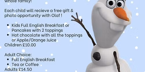 Breakfast with Olaf \ud83c\udf84\u2603\ufe0f\u2744\ufe0f