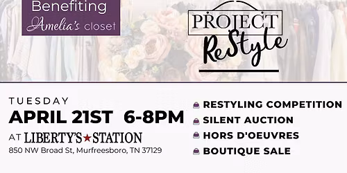 Project Restyle benefiting Amelia's Closet
