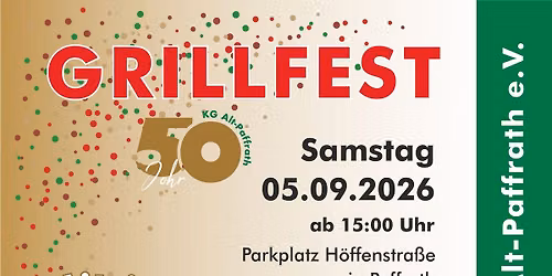 Grillfest und Mitsing-Konzert KG Alt-Paffrath