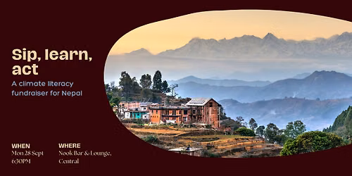 Sip, learn, act: A climate literacy fundraiser for Nepal