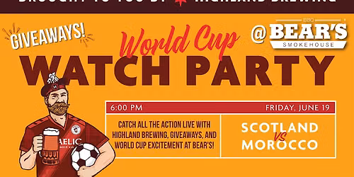 Scotland v. Morocco Match Watch Party