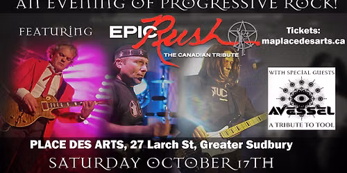 Rush and Tool Tribute Show