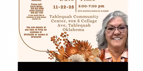 Benefit Dinner & Live Auction (Patty Tucker)