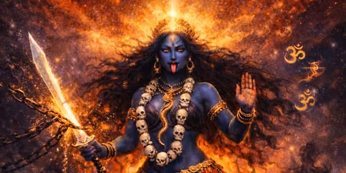 goddess of destruction of bad and freedom giver -Kali mantra meditation og Kali healings trancedans