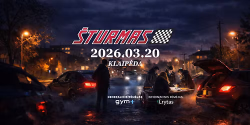 \u201e\u0160TURMAS" automobili\u0173 orientacin\u0117s var\u017eybos Klaip\u0117doje 2026.03.20