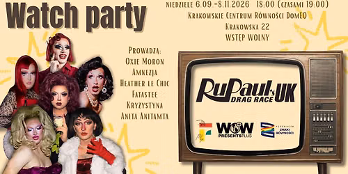 Watch Party RuPaul's Drag Race UK sezon 8