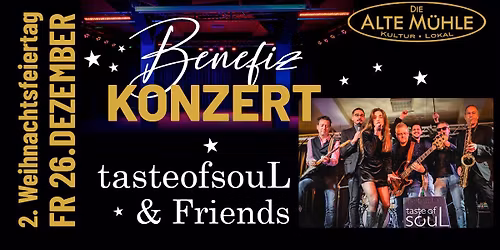 Benefizkonzert mit tasteofsouL & Friends