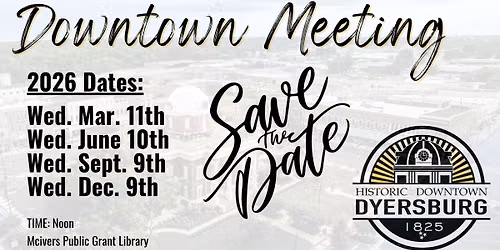 Main Street Dyersburg Meetings
