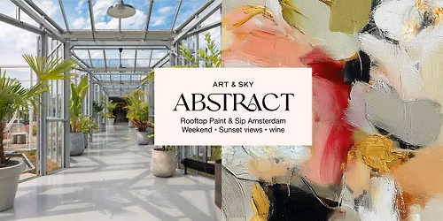 Wednesday Rooftop Painting: 3h00 workshop "Mindfulness Abstract" Zoku