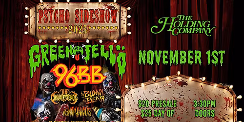 Green jelly live at The Holding Company