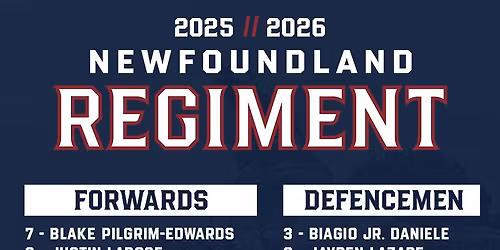 Saint John Sea Dogs vs. Newfoundland Regiment