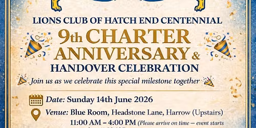 9th Charter and Handover Ceremony
