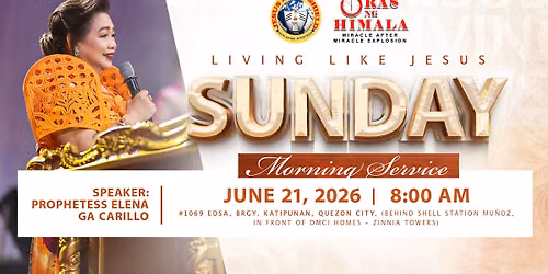 Living Like Jesus Sunday Morning Service