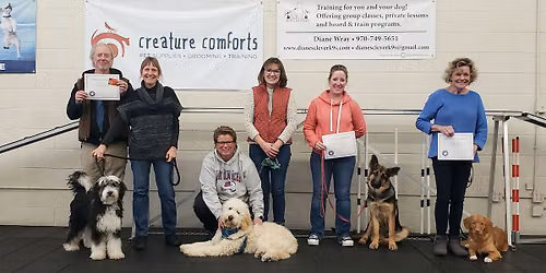 Basic Obedience Classes at Creature Comforts