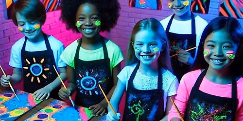 Kids Paint + Glow Monthly Paint Party
