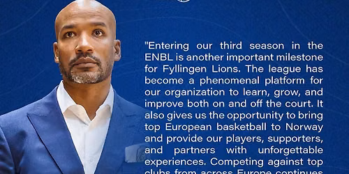 Europaliga ENBL: FYLLINGEN LIONS VS SPARTAK PLEVEN  