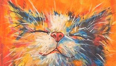 Paint this Happy Cat at IWFC in Ipswich 19 January 6:30pm