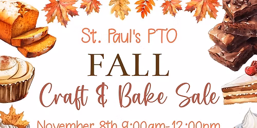 Fall Craft & Bake Sale