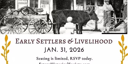 Early Settlers & Livelihoods: Conversation at the Cottage