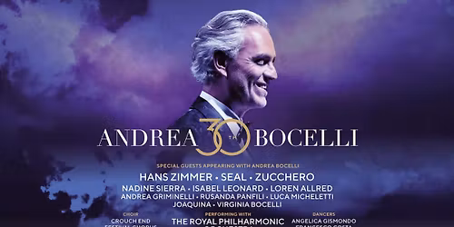 Andrea Bocelli Prague Tickets