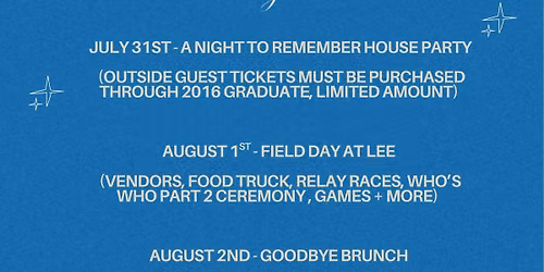 Class Reunion 2016