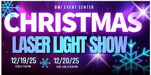 BMI\u2019S CHRISTMAS LASER LIGHT SHOW