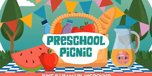 Preschool Picnic on the Playground