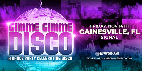 11\/14 GIMME GIMME DISCO - 70's ABBA Disco DJ Dance Party - at Signal in Downtown Gainesville!