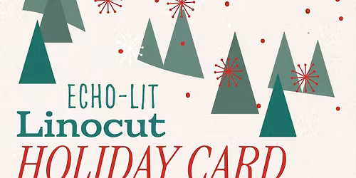 Linocut Holiday Card Make and Take at Capitol Market