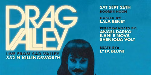 Drag Valley Brunch: September 26th
