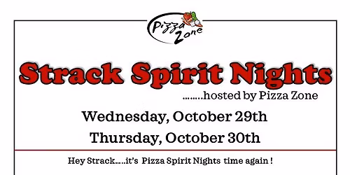 Pizza Zone Spirit Nights