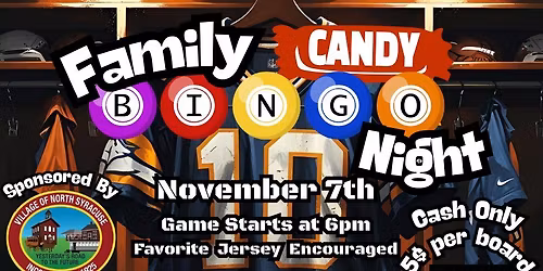 Family Candy BINGO Night