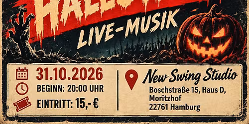 The Flensbirds.Halloweenparty bei der New Swing Generation