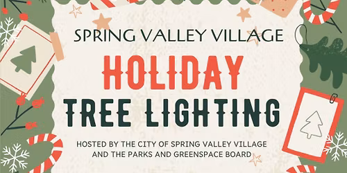 Spring Valley Village Inaugural Holiday Tree Lighting