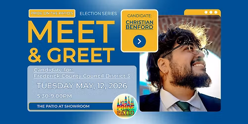 Meet & Greet Christian Benford Candidate for Frederick Co. Council Dist 3
