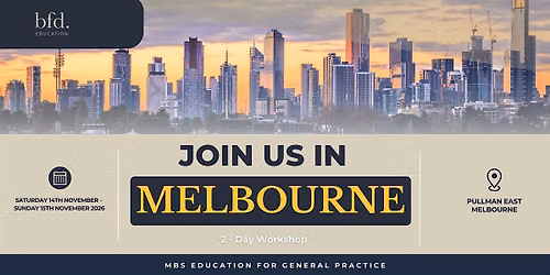 MBS Education for General Practice Workshop \u2013 MELBOURNE 2026
