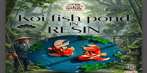 Koi Fish pond in Resin
