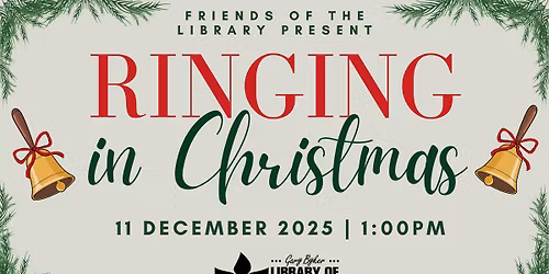 Ringing In Christmas, hosted by Friends of Gary Byker Library of Hudsonville
