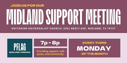 Midland LGBTQ+ Support Meeting