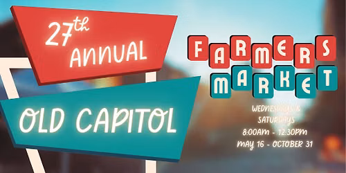 2026 Old Capitol Farmers Market presented by HSHS St. John's